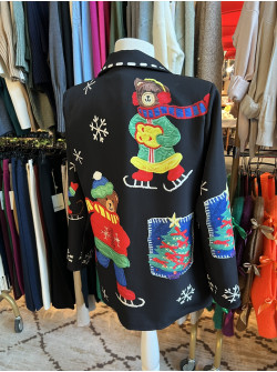 Sacou Ice Skates Teddy Bear