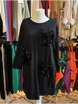 Rochie fundite negre cu...