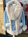 Geaca jeans cu blanita NOEL