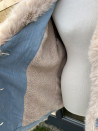 Geaca jeans cu blanita NOEL