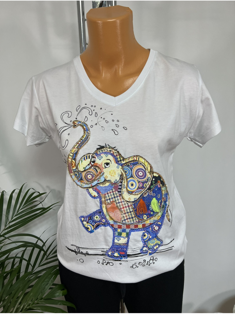 Tricou elefant